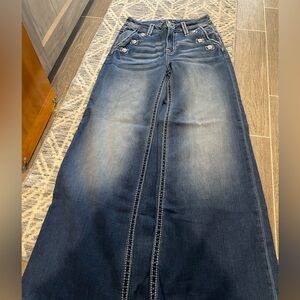 Miss Me Indigo Wide Leg Jeans